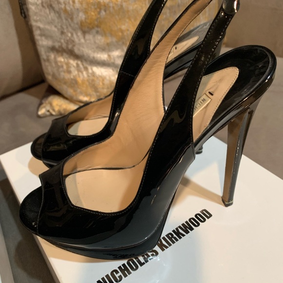 Nicholas Kirkwood Patent Leather Heel - Picture 6 of 9